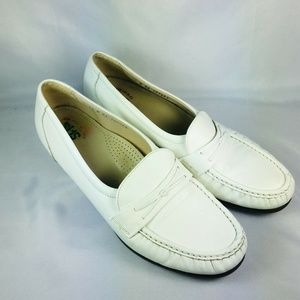 SAS Size 10N White Loafer Tripad Comfort Shoes